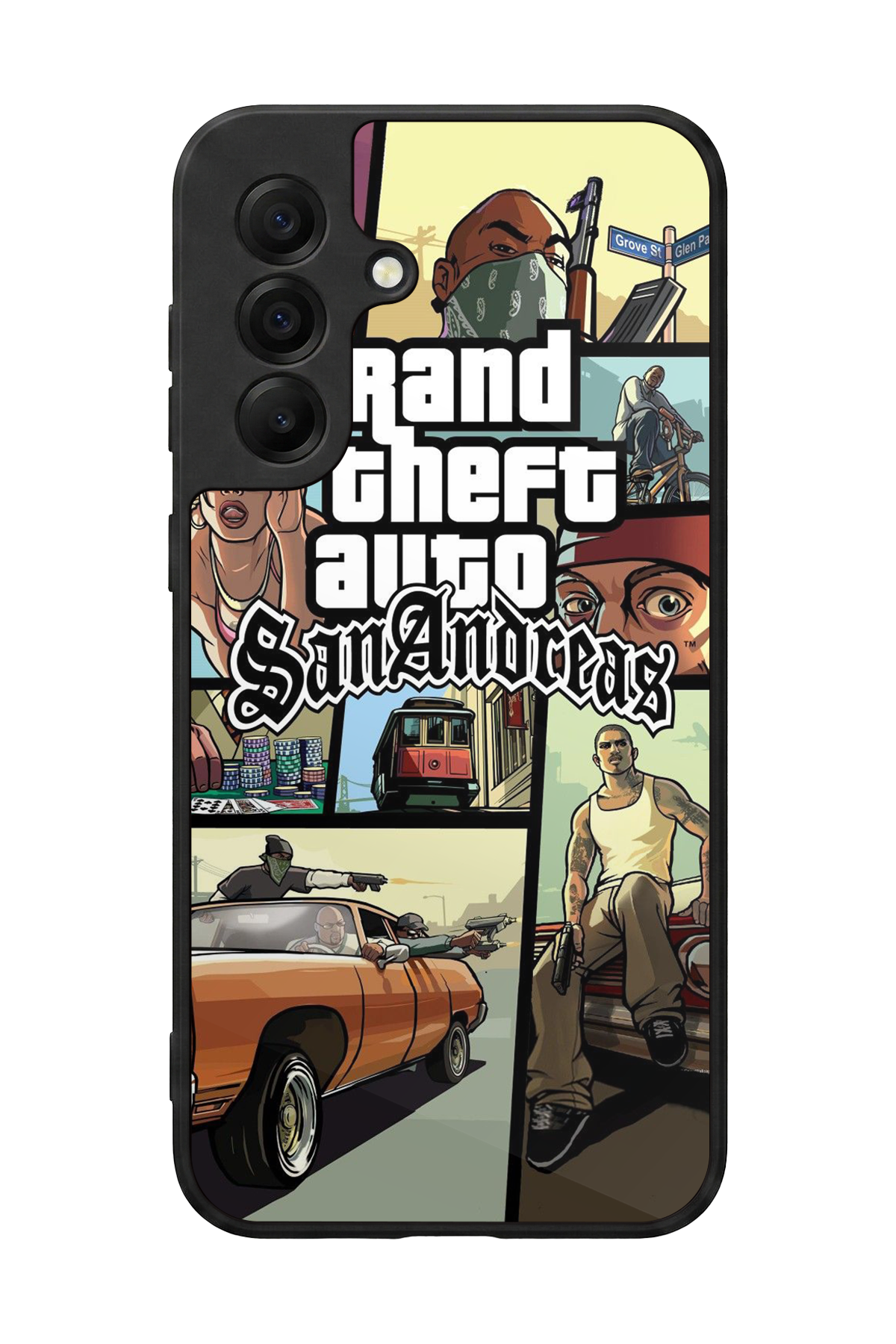 Samsung Galaxy A17 Uyumlu GTA Tasarımlı Glossy Premium Kılıf