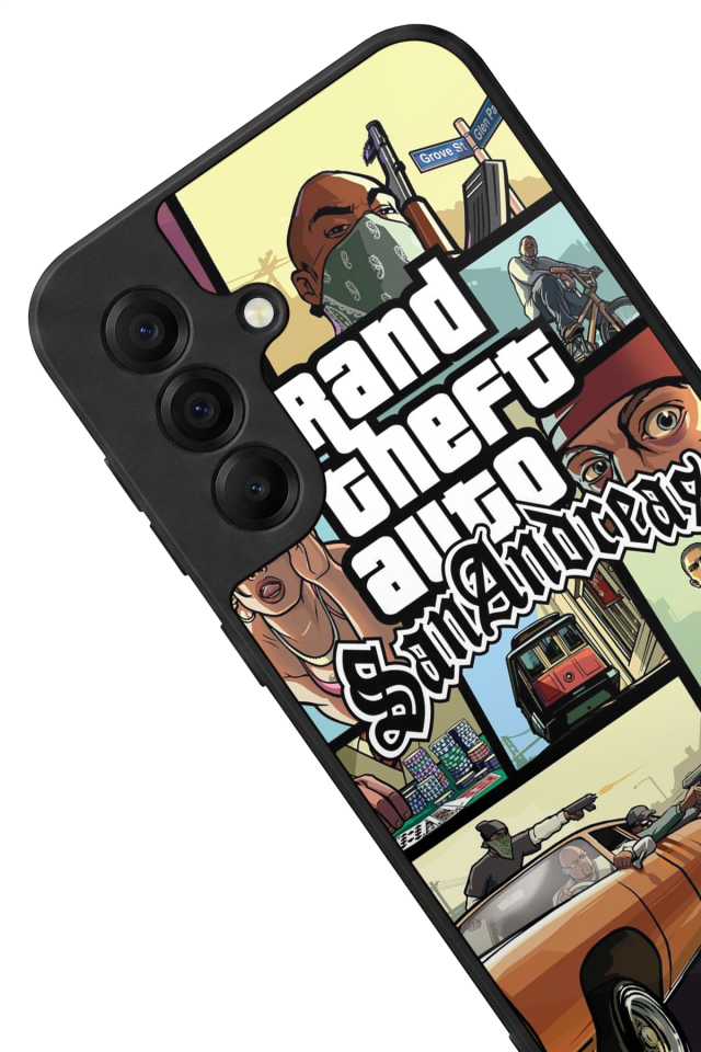 Samsung Galaxy A17 Uyumlu GTA Tasarımlı Glossy Premium Kılıf