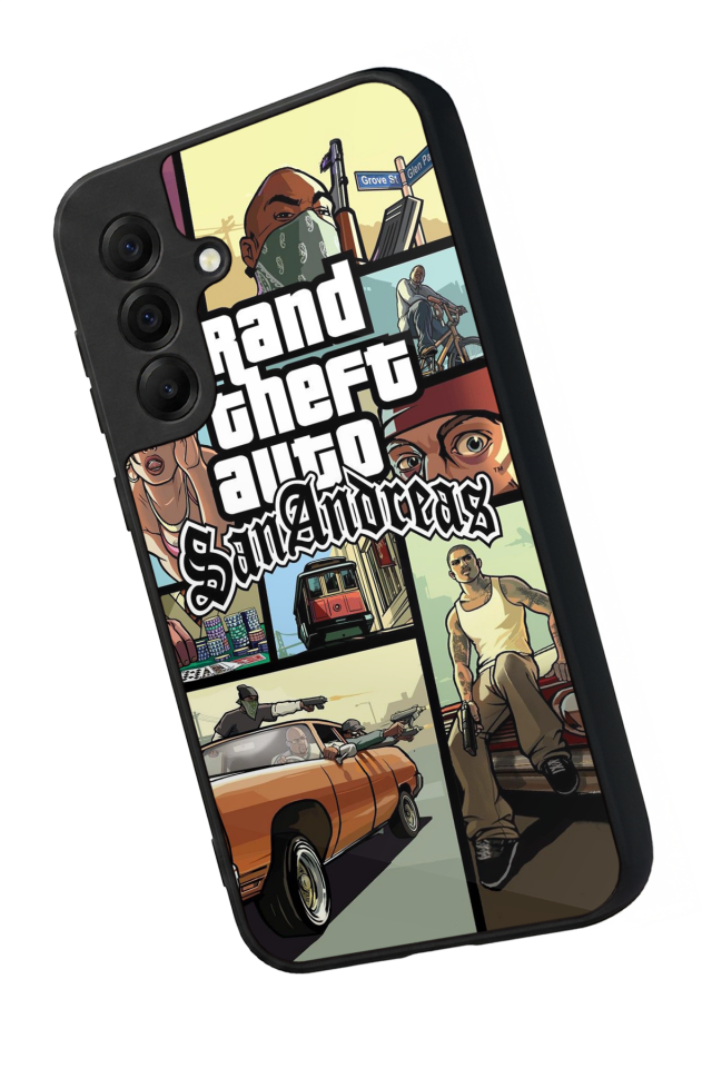 Samsung Galaxy A17 Uyumlu GTA Tasarımlı Glossy Premium Kılıf