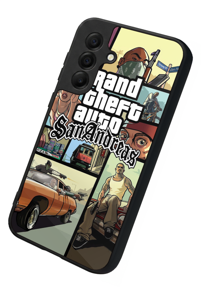 Samsung Galaxy A17 Uyumlu GTA Tasarımlı Glossy Premium Kılıf