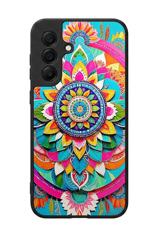 Samsung Galaxy A17 Uyumlu Mandala Tasarımlı Glossy Premium Kılıf