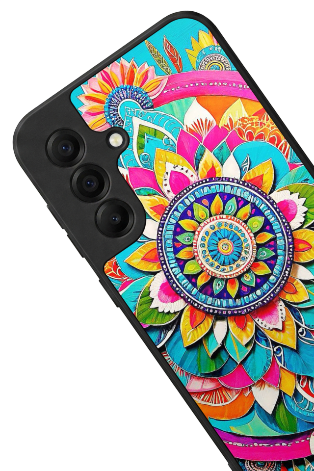 Samsung Galaxy A17 Uyumlu Mandala Tasarımlı Glossy Premium Kılıf