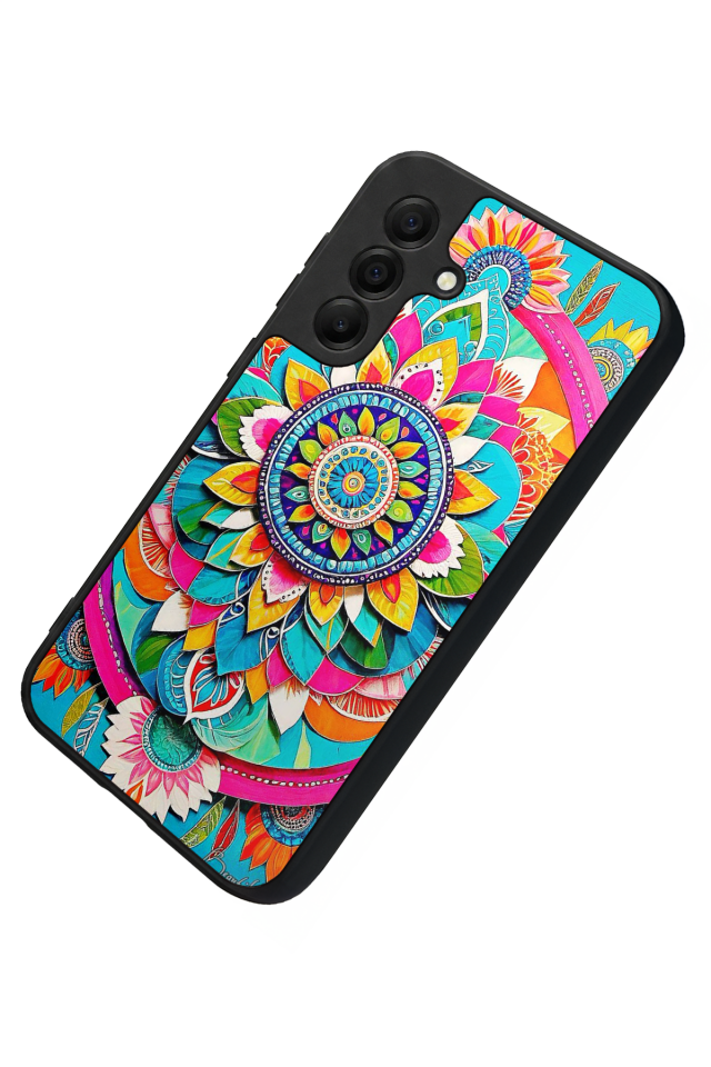 Samsung Galaxy A17 Uyumlu Mandala Tasarımlı Glossy Premium Kılıf