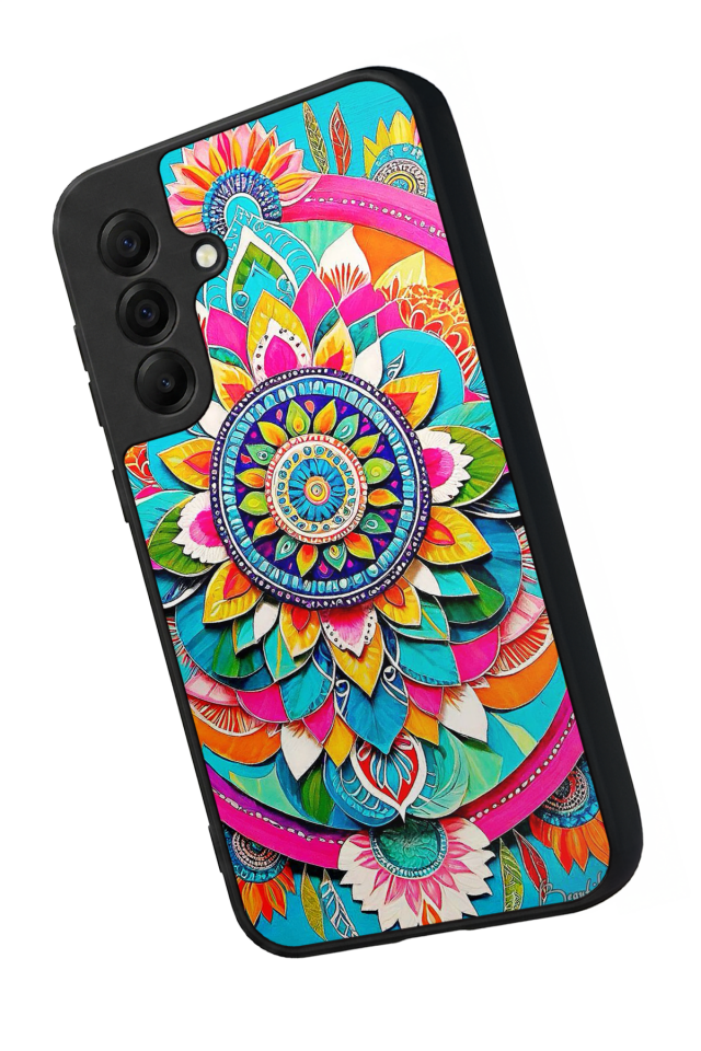 Samsung Galaxy A17 Uyumlu Mandala Tasarımlı Glossy Premium Kılıf