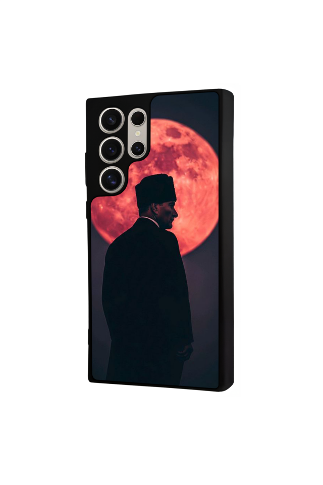 Samsung Galaxy S23 Ultra Uyumlu Mustafa Kemal Ataturk Tasarımlı Glossy Premium Kılıf