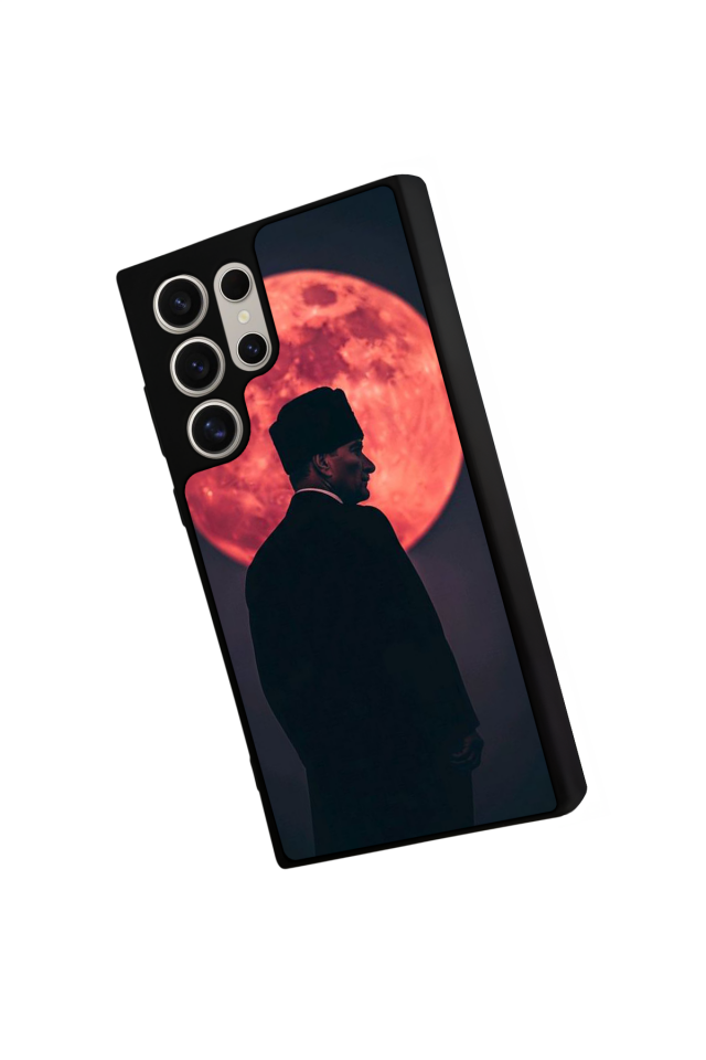 Samsung Galaxy S23 Ultra Uyumlu Mustafa Kemal Ataturk Tasarımlı Glossy Premium Kılıf