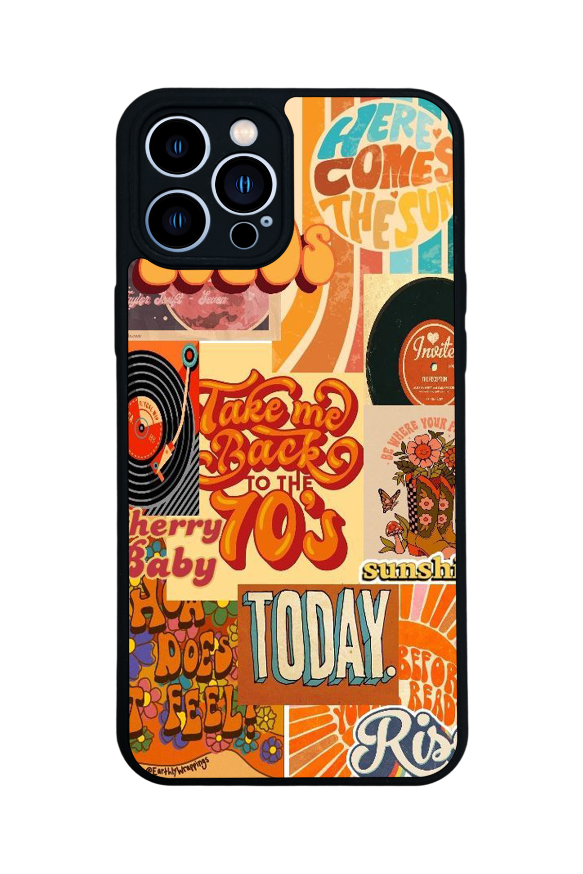 iPhone 13 Pro Max Uyumlu Poster Tasarımlı Glossy Premium Kılıf