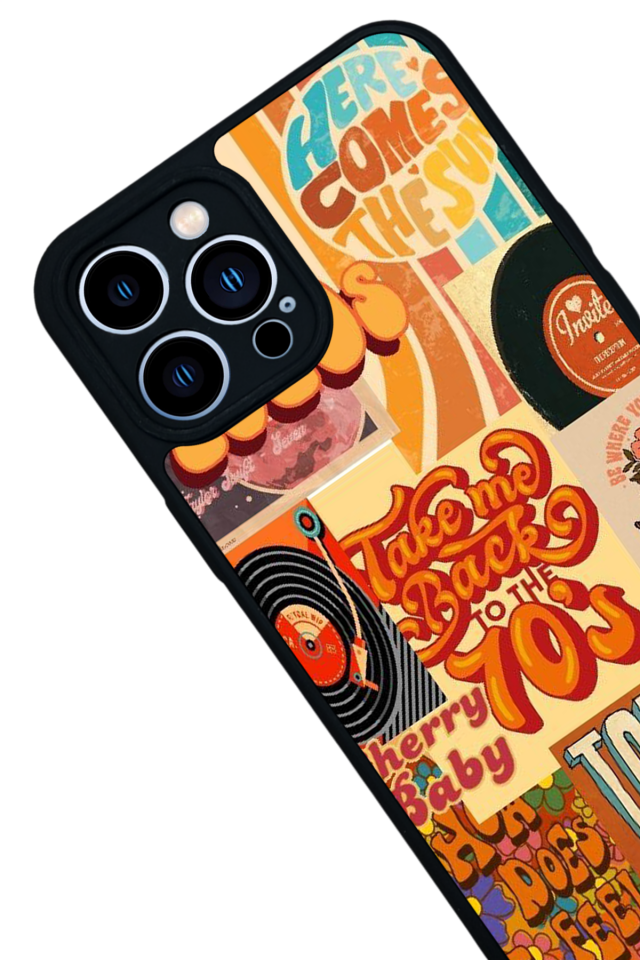 iPhone 13 Pro Max Uyumlu Poster Tasarımlı Glossy Premium Kılıf