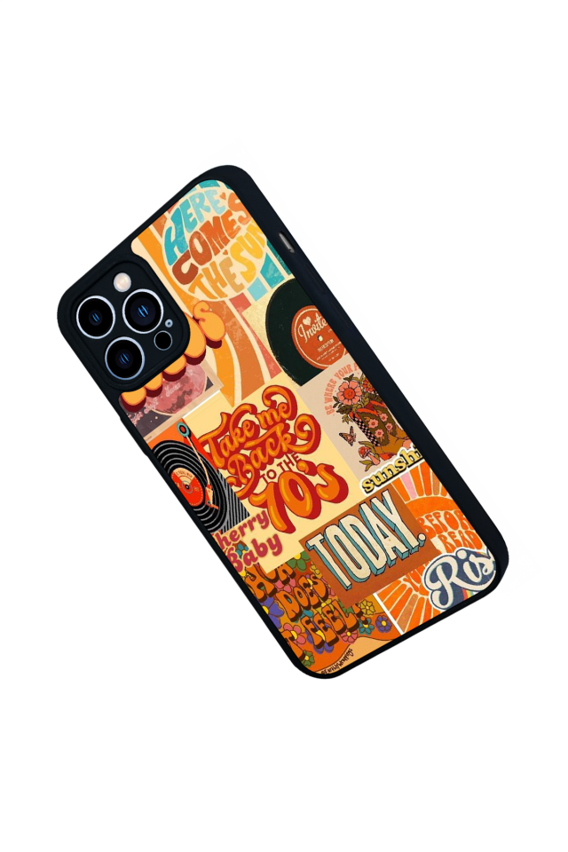 iPhone 13 Pro Max Uyumlu Poster Tasarımlı Glossy Premium Kılıf