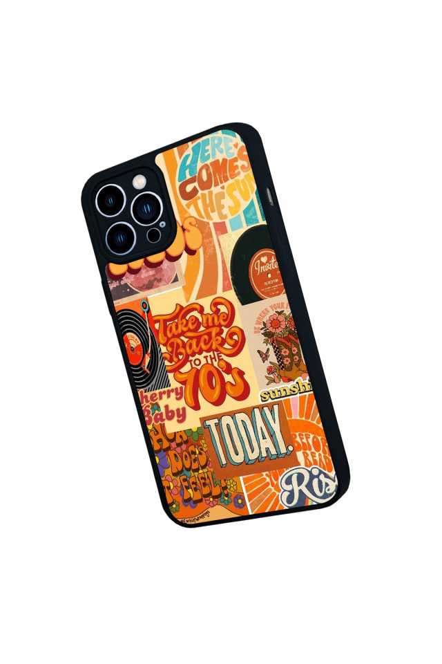 iPhone 13 Pro Max Uyumlu Poster Tasarımlı Glossy Premium Kılıf