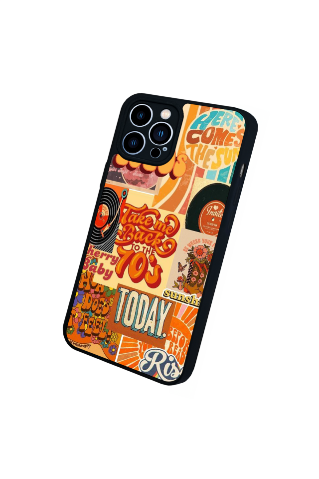 iPhone 13 Pro Max Uyumlu Poster Tasarımlı Glossy Premium Kılıf