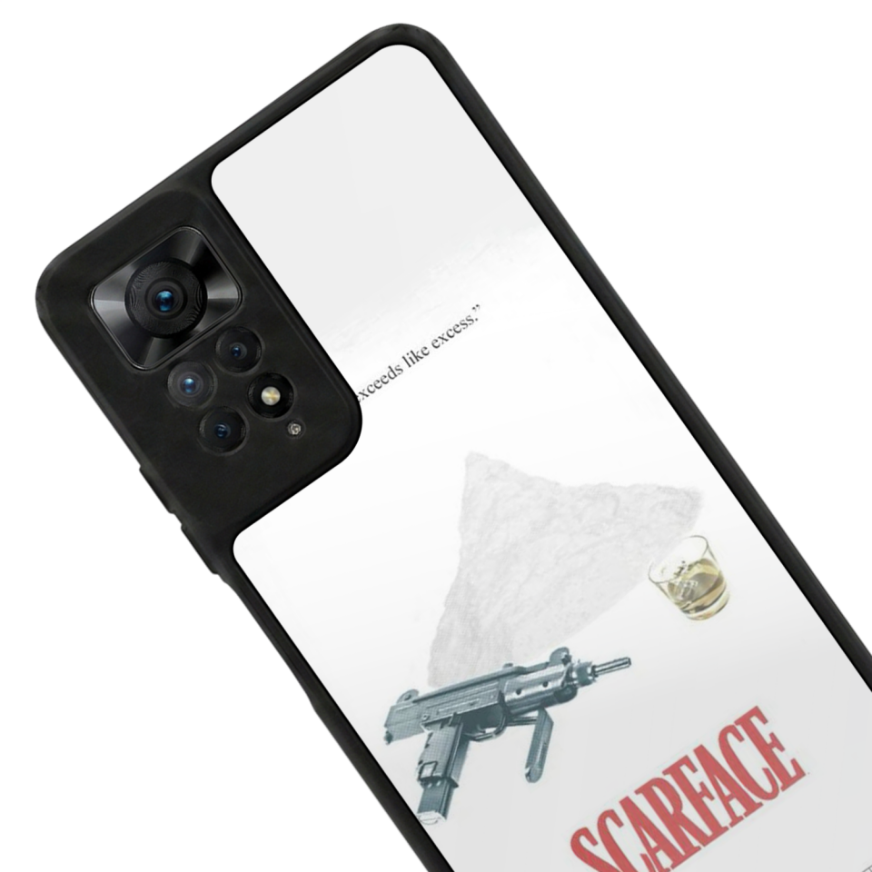 Xiaomi Redmi Note 11 Pro Uyumlu Scarface Tasarımlı Glossy Premium Kılıf