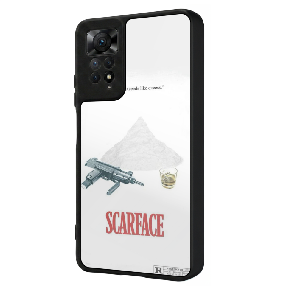 Xiaomi Redmi Note 11 Pro Uyumlu Scarface Tasarımlı Glossy Premium Kılıf