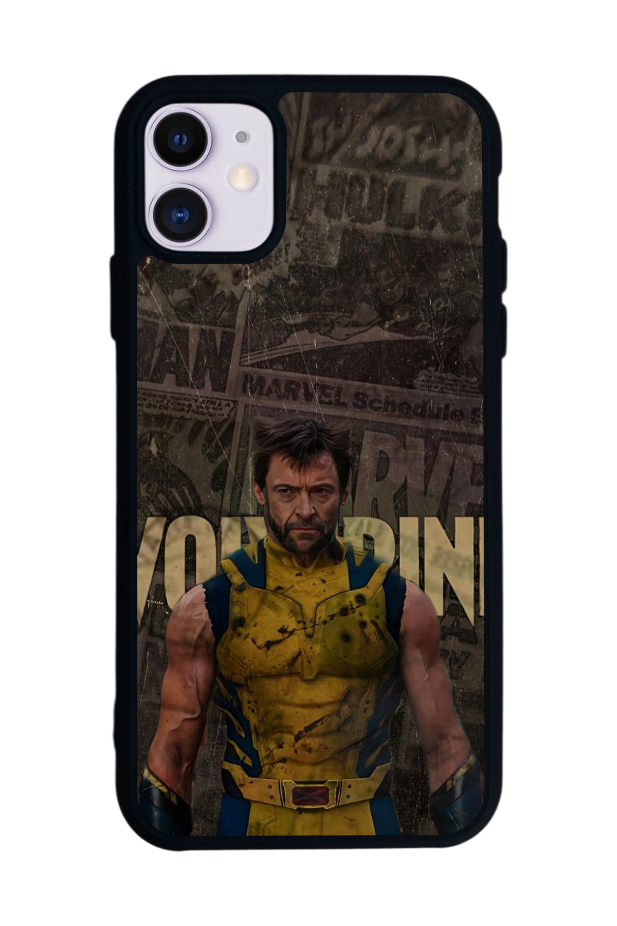 iPhone 11 Uyumlu Wolverine Tasarımlı Glossy Premium Kılıf