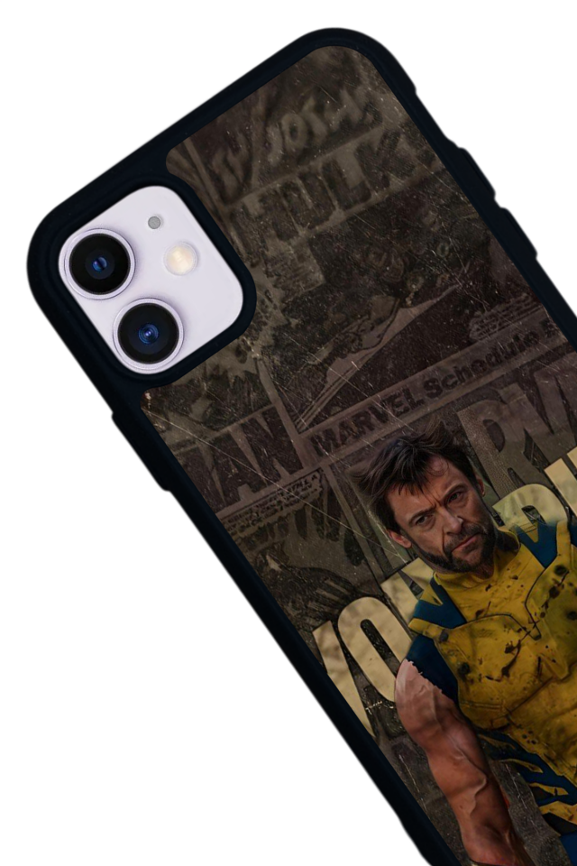 iPhone 11 Uyumlu Wolverine Tasarımlı Glossy Premium Kılıf