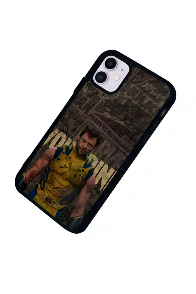 iPhone 11 Uyumlu Wolverine Tasarımlı Glossy Premium Kılıf