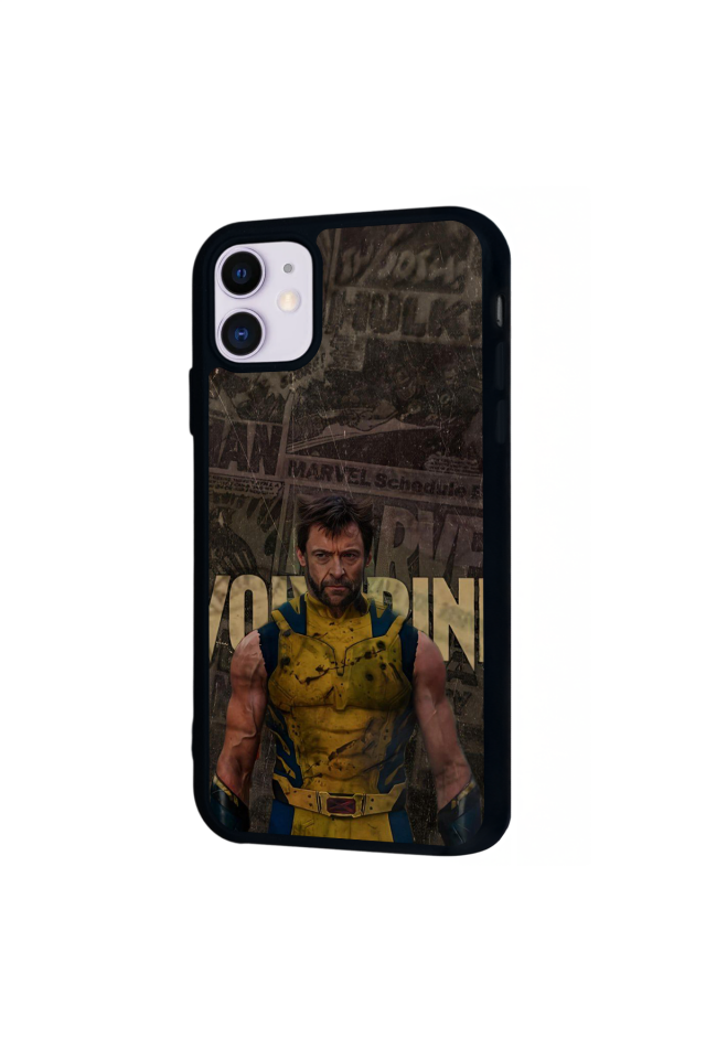 iPhone 11 Uyumlu Wolverine Tasarımlı Glossy Premium Kılıf