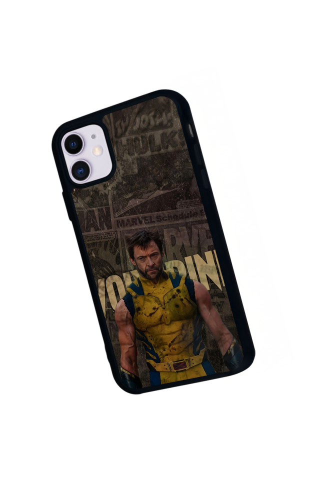 iPhone 11 Uyumlu Wolverine Tasarımlı Glossy Premium Kılıf