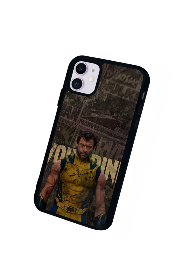 iPhone 11 Uyumlu Wolverine Tasarımlı Glossy Premium Kılıf