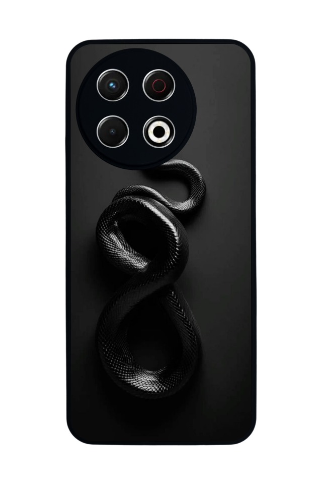 Tecno Spark 30 Pro Uyumlu Yılan Tasarımlı Glossy Premium Kılıf