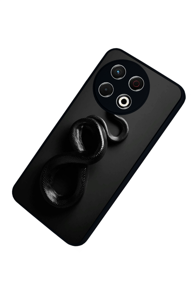 Tecno Spark 30 Pro Uyumlu Yılan Tasarımlı Glossy Premium Kılıf