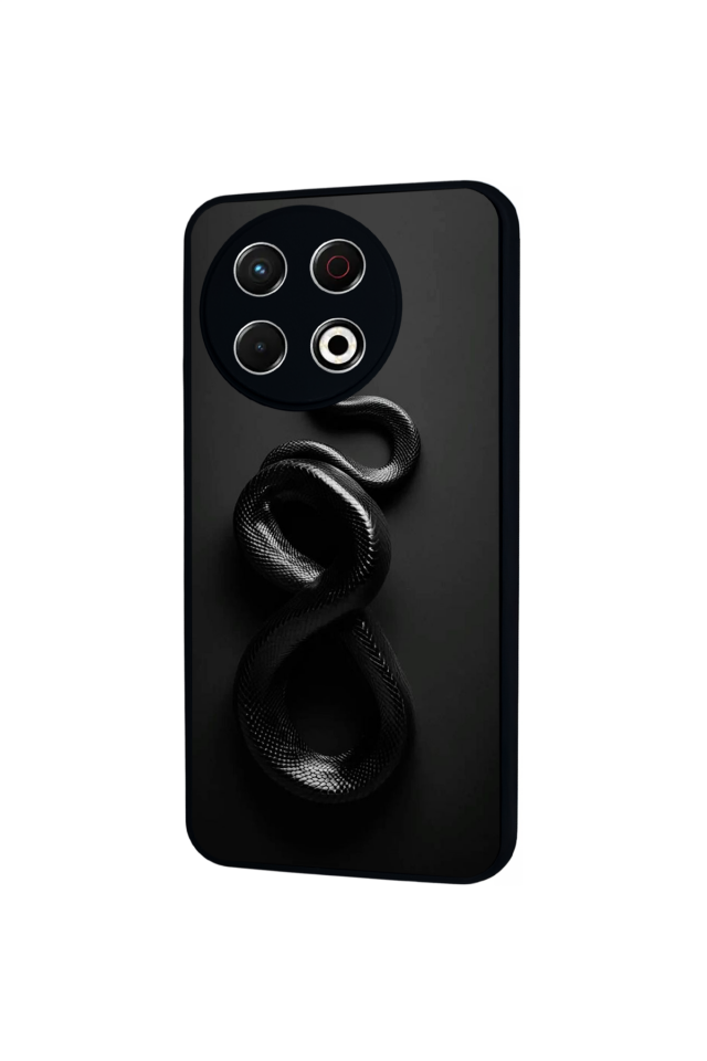 Tecno Spark 30 Pro Uyumlu Yılan Tasarımlı Glossy Premium Kılıf