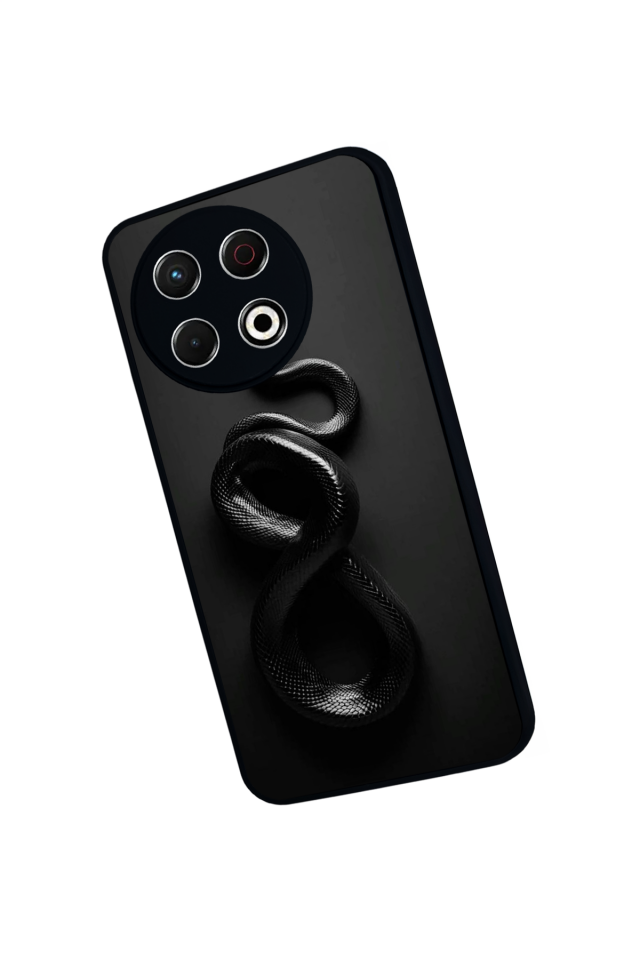 Tecno Spark 30 Pro Uyumlu Yılan Tasarımlı Glossy Premium Kılıf