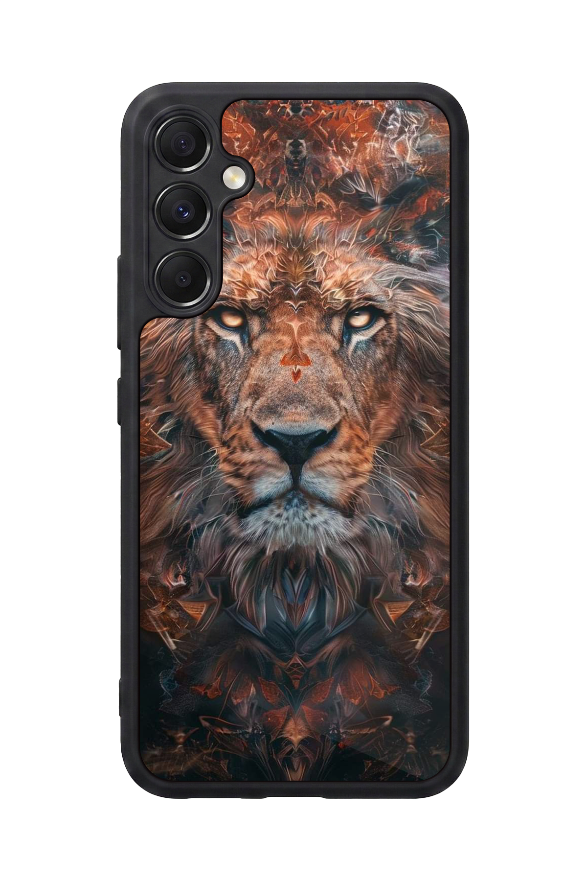 Samsung Galaxy M34 Uyumlu Aslan Tasarımlı Glossy Premium Kılıf