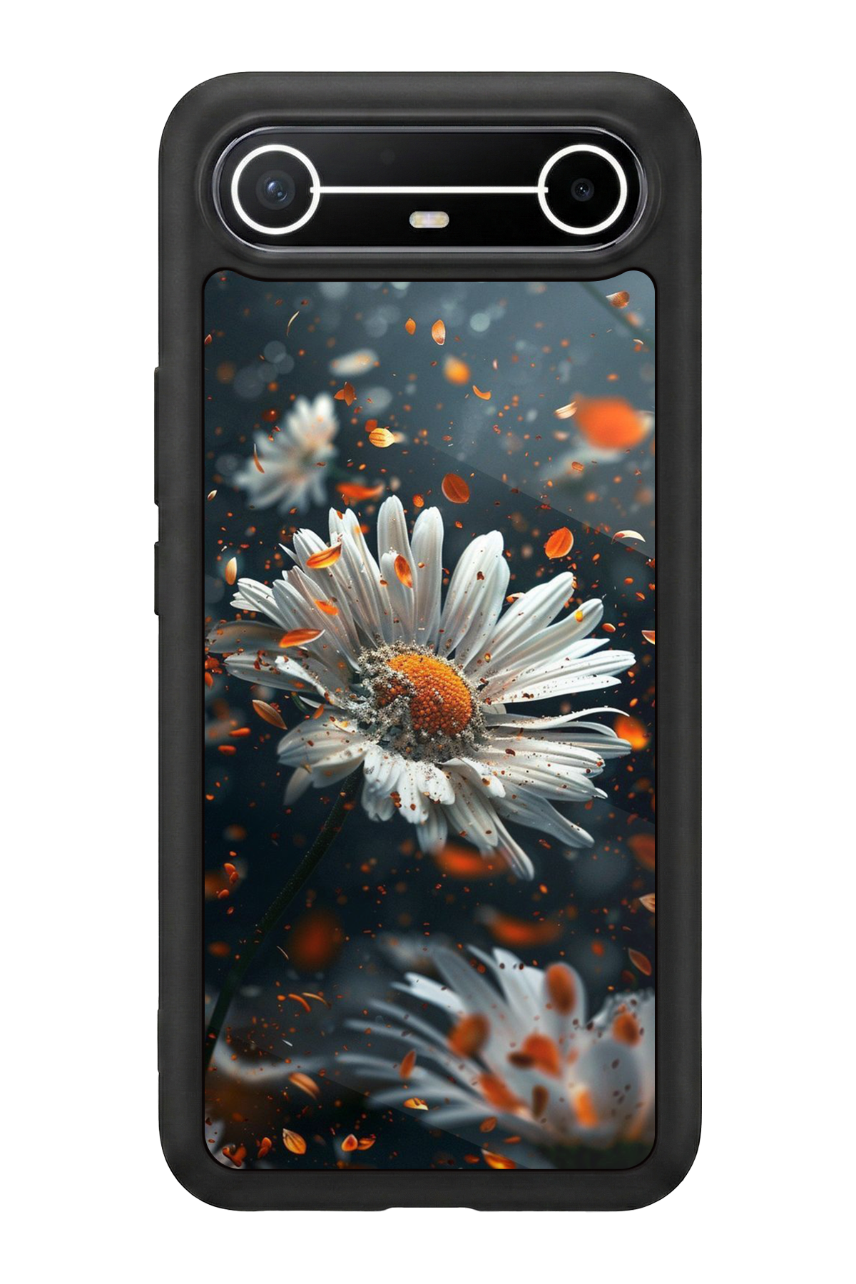 Tecno Spark Slim 5G Uyumlu Cicek Tasarımlı Glossy Premium Kılıf