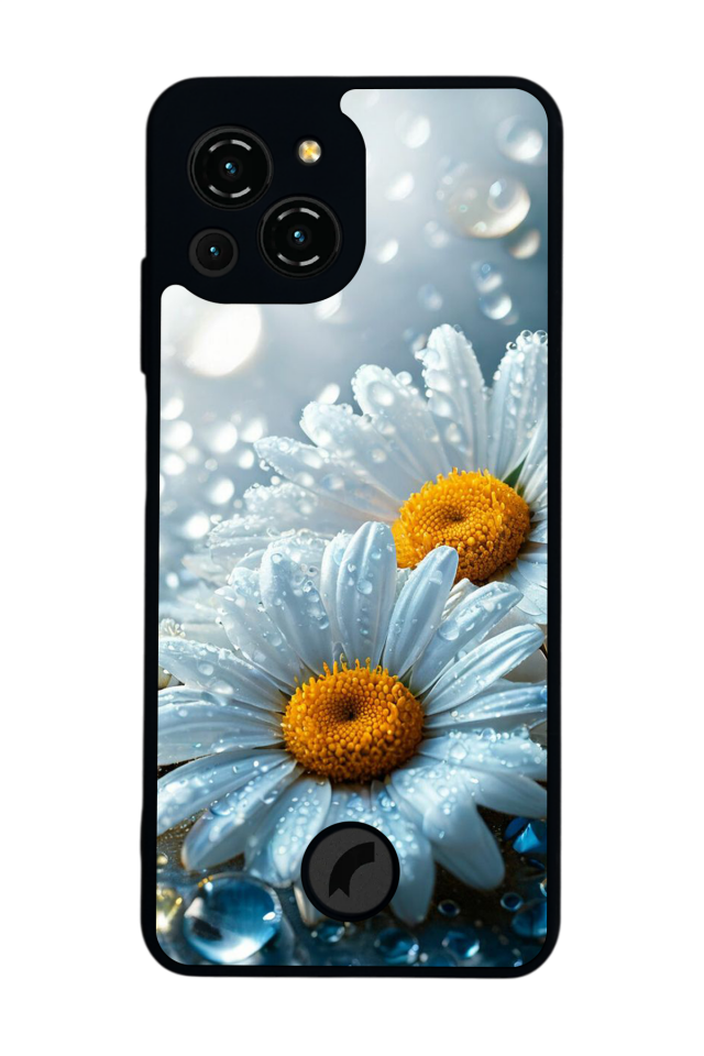 Reeder S23 Pro Max Uyumlu Cicek Tasarımlı Glossy Premium Kılıf