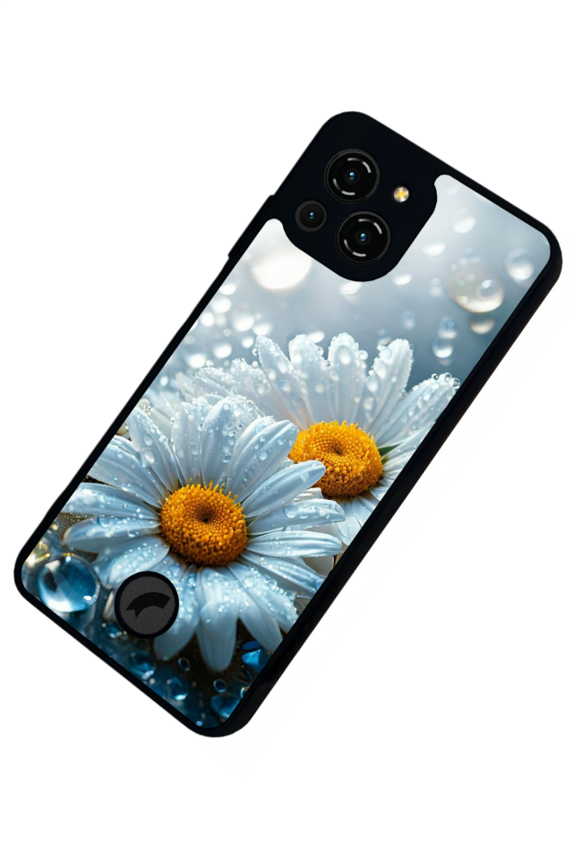 Reeder S23 Pro Max Uyumlu Cicek Tasarımlı Glossy Premium Kılıf