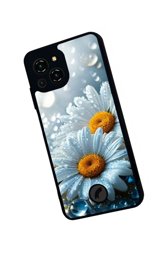 Reeder S23 Pro Max Uyumlu Cicek Tasarımlı Glossy Premium Kılıf