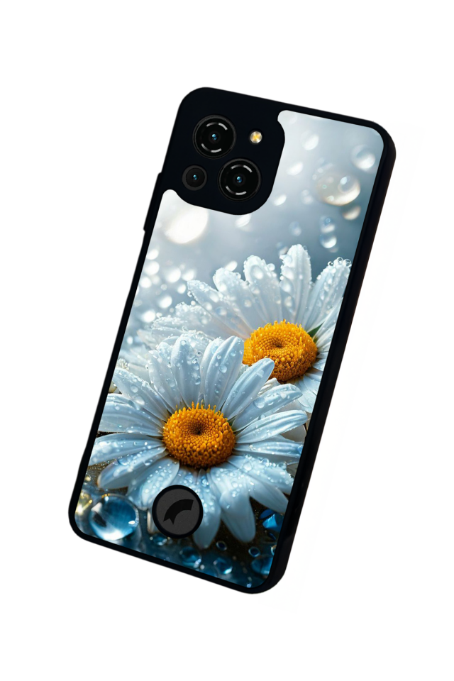 Reeder S23 Pro Max Uyumlu Cicek Tasarımlı Glossy Premium Kılıf