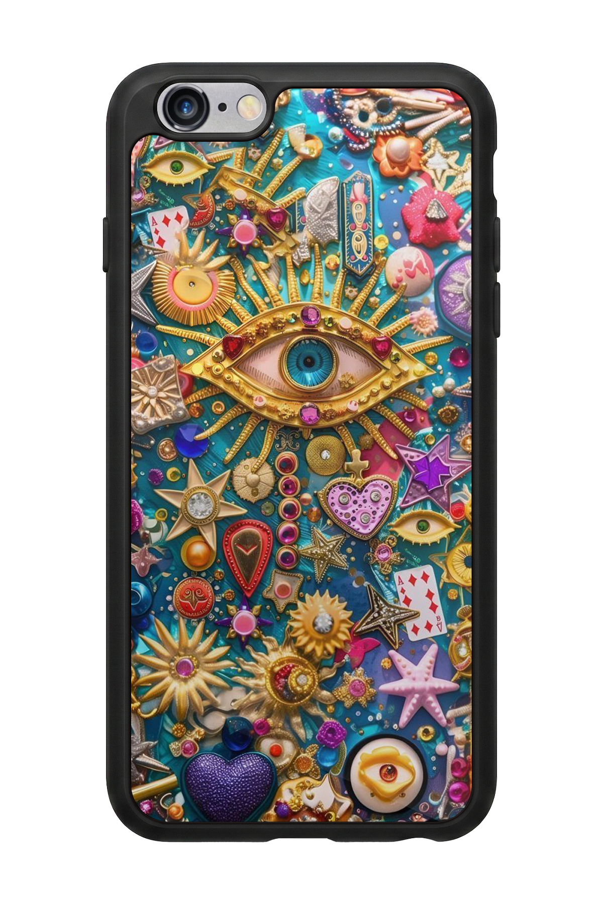 iPhone 6s Plus Uyumlu Göz Tasarımlı Glossy Premium Kılıf