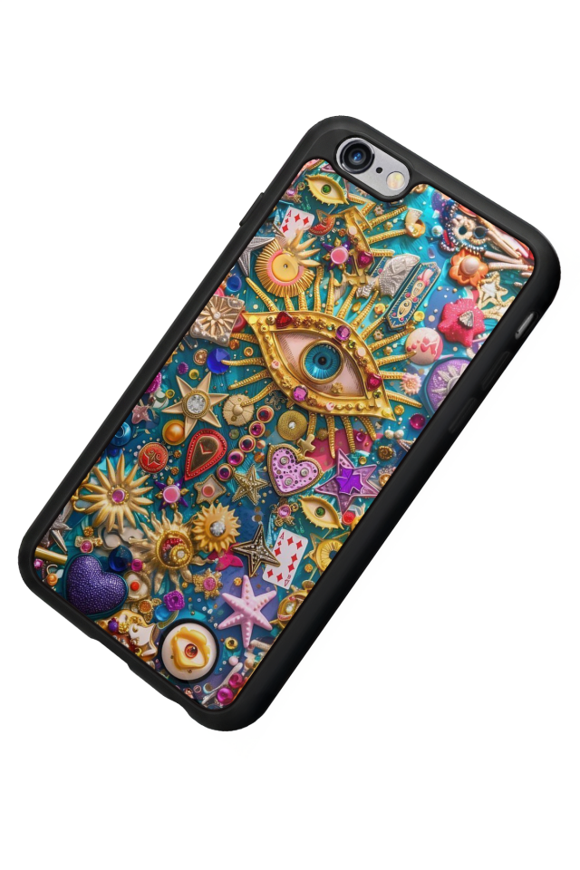 iPhone 6s Plus Uyumlu Göz Tasarımlı Glossy Premium Kılıf