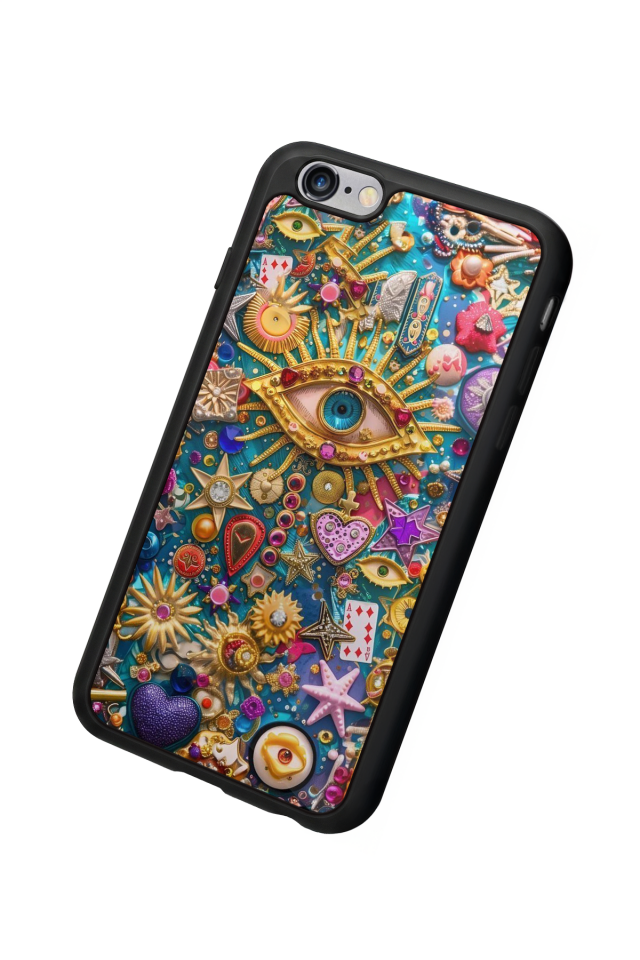 iPhone 6s Plus Uyumlu Göz Tasarımlı Glossy Premium Kılıf