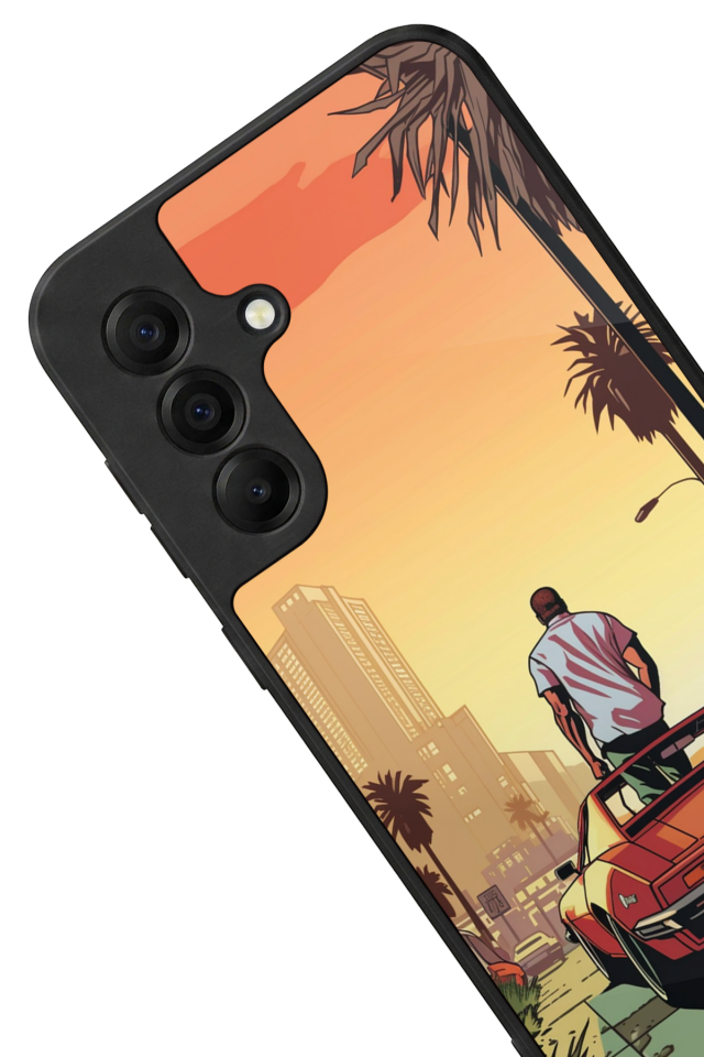 Samsung Galaxy A17 Uyumlu GTA Tasarımlı Glossy Premium Kılıf