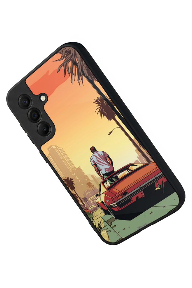 Samsung Galaxy A17 Uyumlu GTA Tasarımlı Glossy Premium Kılıf