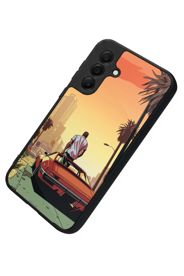 Samsung Galaxy A17 Uyumlu GTA Tasarımlı Glossy Premium Kılıf