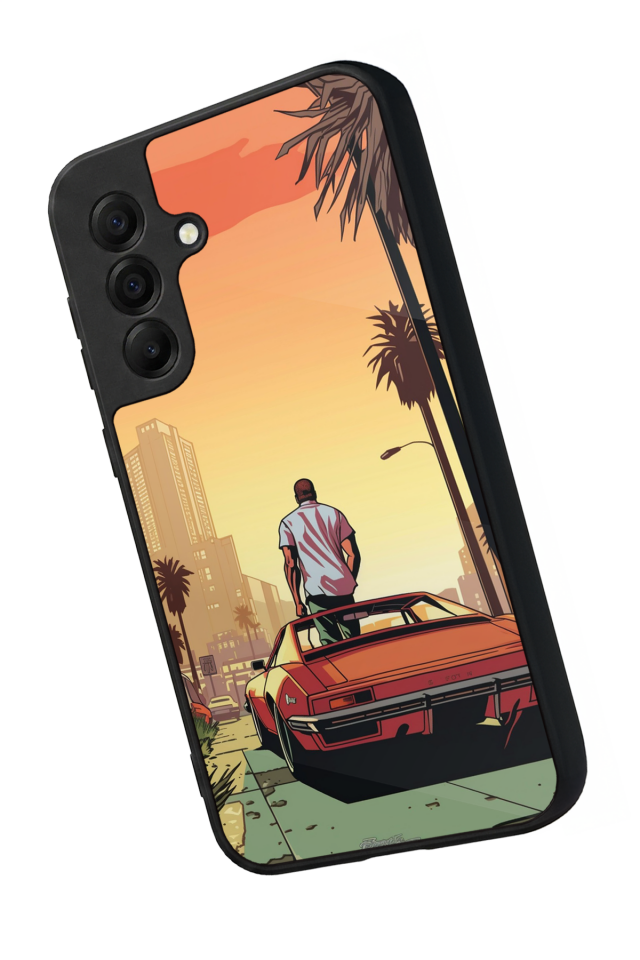 Samsung Galaxy A17 Uyumlu GTA Tasarımlı Glossy Premium Kılıf