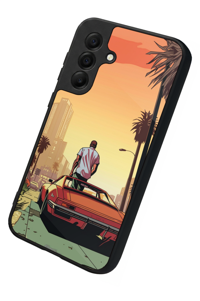 Samsung Galaxy A17 Uyumlu GTA Tasarımlı Glossy Premium Kılıf