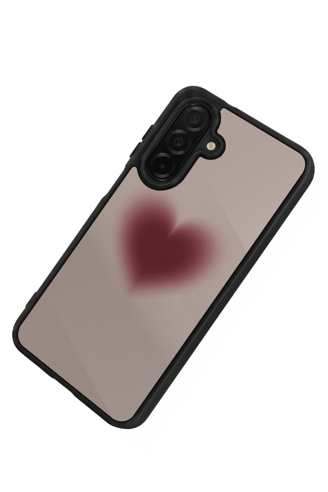 Samsung Galaxy A56 Uyumlu Kalp Love Tasarımlı Glossy Premium Kılıf