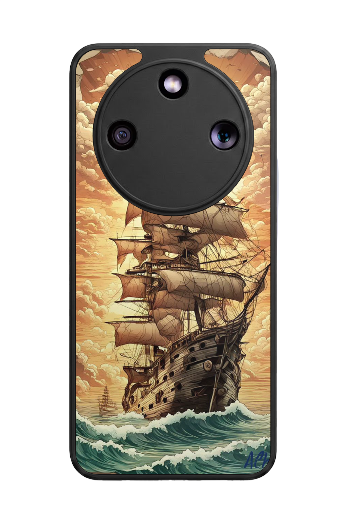 Honor Magic 8 Lite Uyumlu Korsan Tasarımlı Glossy Premium Kılıf