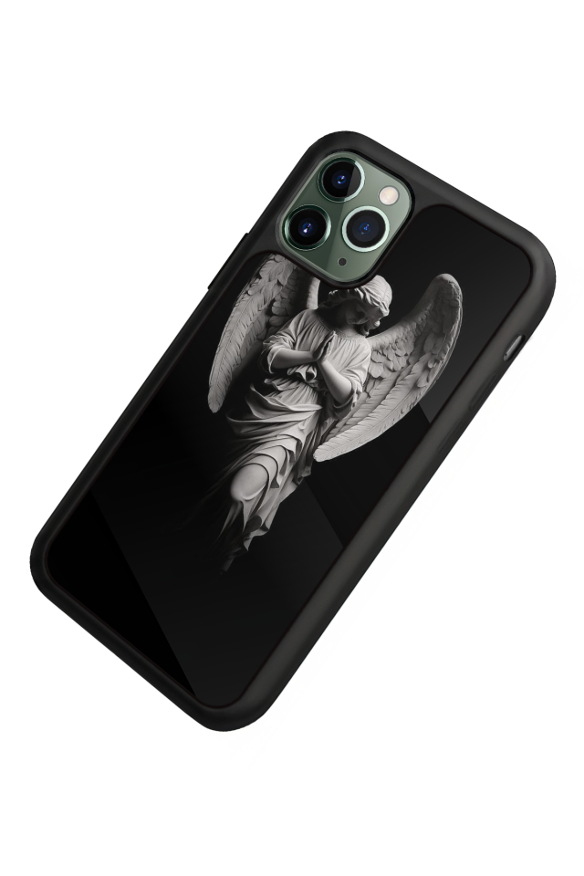 iPhone 11 Pro Max Uyumlu Melek Tasarımlı Glossy Premium Kılıf