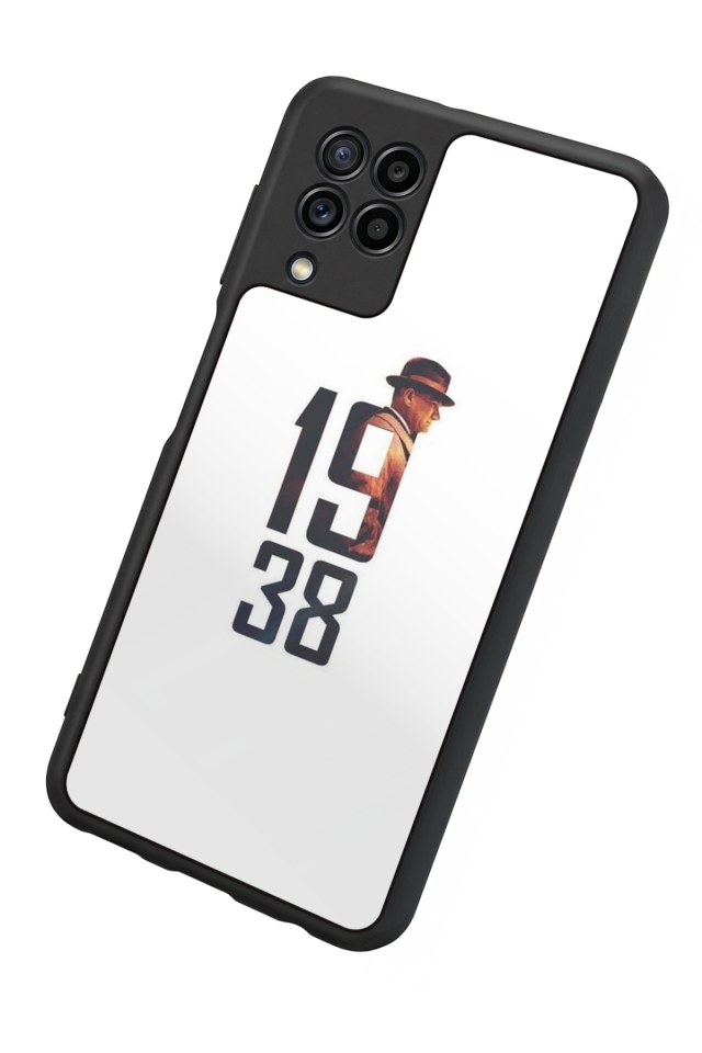 Samsung Galaxy M22 Uyumlu Mustafa Kemal Ataturk Tasarımlı Glossy Premium Kılıf