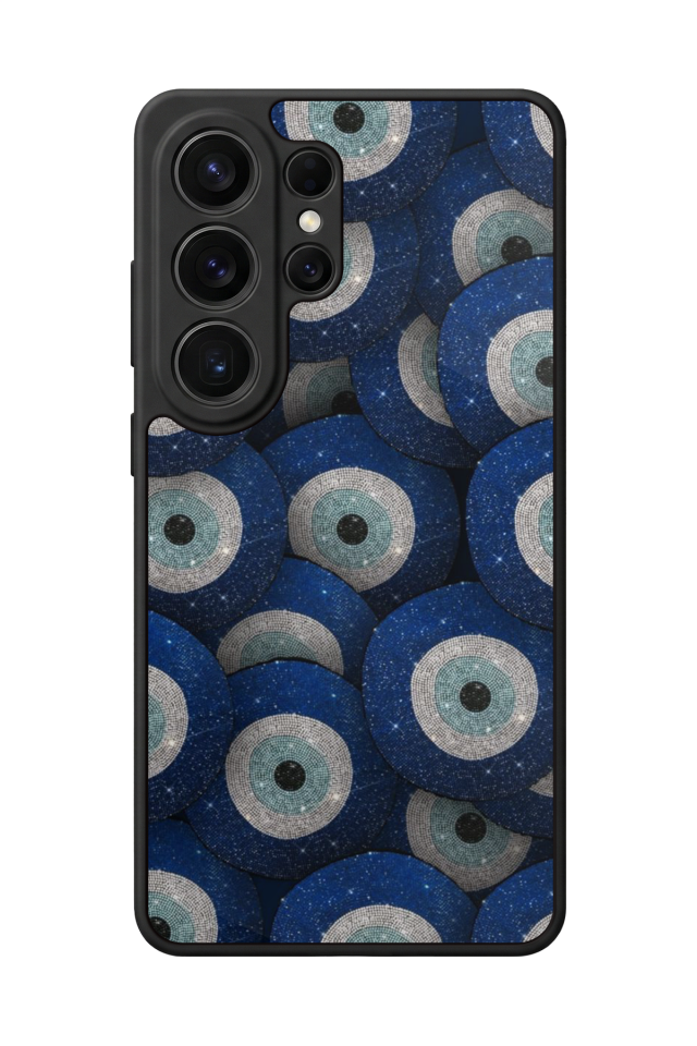 Samsung Galaxy S26 Ultra Uyumlu Nazar Tasarımlı Glossy Premium Kılıf