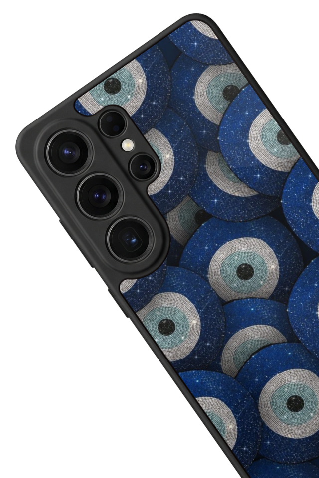 Samsung Galaxy S26 Ultra Uyumlu Nazar Tasarımlı Glossy Premium Kılıf