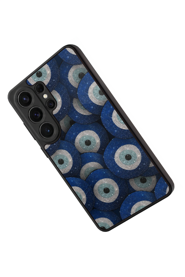 Samsung Galaxy S26 Ultra Uyumlu Nazar Tasarımlı Glossy Premium Kılıf