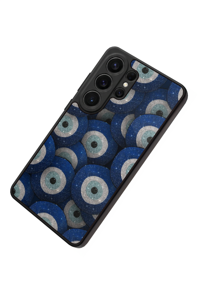 Samsung Galaxy S26 Ultra Uyumlu Nazar Tasarımlı Glossy Premium Kılıf