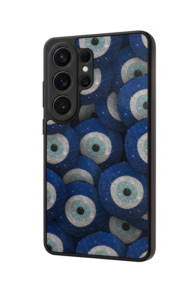 Samsung Galaxy S26 Ultra Uyumlu Nazar Tasarımlı Glossy Premium Kılıf